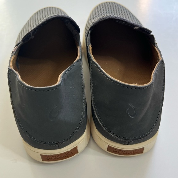Olukai Pehuea Slip On Sneaker Shoes Size 8 Gray - Picture 3 of 7